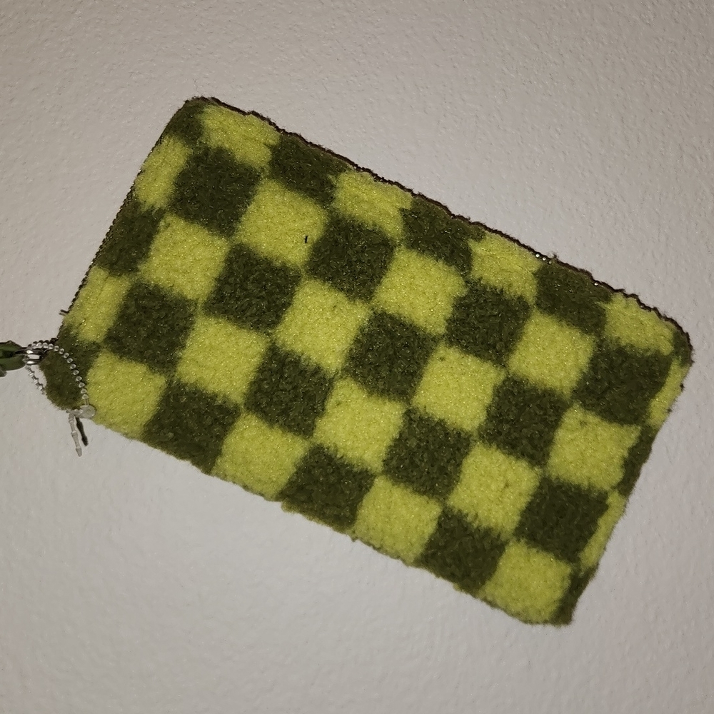 Lime green wallet